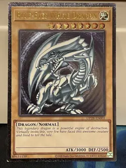 Blue-Eyes White Dragon - OP28-EN001 - Ultimate Rare - LP - Image 1