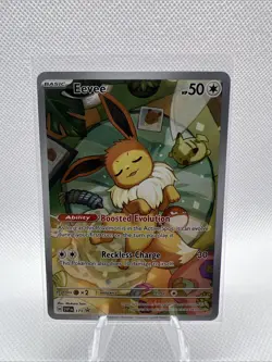 Pokemon TCG Eevee 173 Scarlet & Violet Prismatic Evolutions Promo NM - Image 1