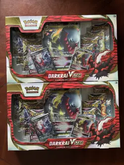 Pokemon TCG Darkrai VSTAR V Star Premium Collection Box |BRAND NEW SEALED (2X) - Image 1