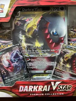Pokemon TCG Darkrai VSTAR V Star Premium Collection Box |BRAND NEW SEALED (2X) - Image 5