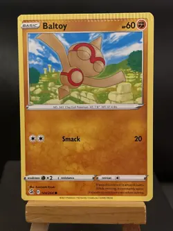 Pokemon Card Baltoy 144/264 Fusion Strike Non Holo CRIMP ERROR - Image 1