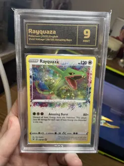 2020 Rayquaza Vivid Voltage 138/185 Amazing Rare Pokemon Card TCG 9 Mint! CCG - Image 2