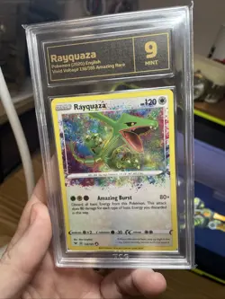 2020 Rayquaza Vivid Voltage 138/185 Amazing Rare Pokemon Card TCG 9 Mint! CCG - Image 3