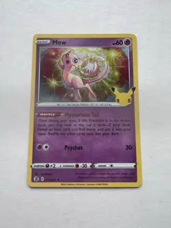 Pokemon: Mew 011/025 Celebrations NM/M - Image 1
