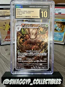 ◓Shiftry 072/071 Cyber Judge - Pokemon JPN Holo Full Art Rare CGC Pristine 10◓ - Image 1