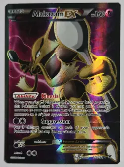 Pokemon Alakazam EX Full Art 117/124 Fates Collide Ultra Rare 160 HP Holo - Image 1