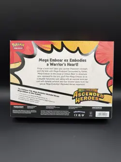 Pokemon Ascended Heroes Mega Emboar EX Box Sealed New - Image 2