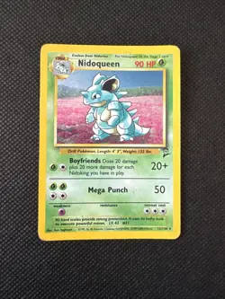 Pokemon TCG Nidoqueen 7/64 Holo Jungle HP - Image 1