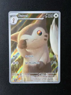 NM-Mint Furret - 168/159 - Illustration Rare Pokemon Journey Together - Image 1