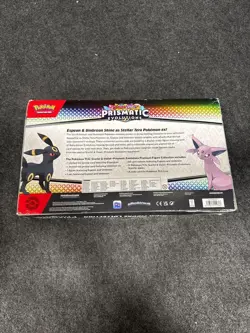 Pokemon TCG Prismatic Evolutions Premium Figure Collection Box, Box has Dents - Image 2