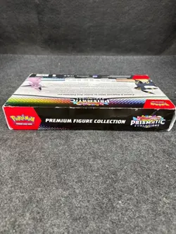 Pokemon TCG Prismatic Evolutions Premium Figure Collection Box, Box has Dents - Image 3