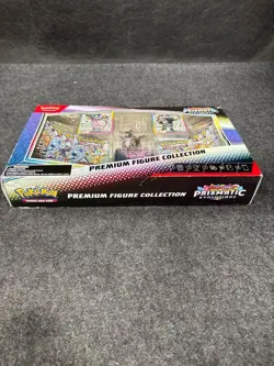 Pokemon TCG Prismatic Evolutions Premium Figure Collection Box, Box has Dents - Image 4