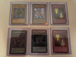 Yu-Gi-Oh! TCG 6 Card Lot Toom Dark Magician Girl, Dark Magician Limited Edition - Image 1