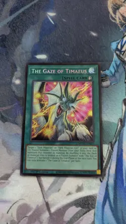 YuGiOh! | The Gaze of Timaeus | MZMU-EN013 Secret Rare 1st NM US PRINT - Image 1