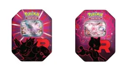 Pokemon TCG: Team Rocket Tin (Set of 2) - Mewtwo & Nidoking - Image 1