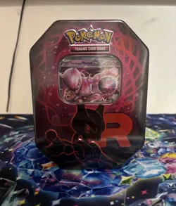 Pokemon TCG: Team Rocket Tin (Set of 2) - Mewtwo & Nidoking - Image 2
