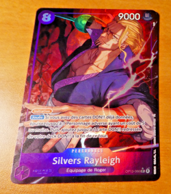 ONE PIECE FRANCAISE CARD GAME HOLO CARTE SILVERS OP13-066 ALT FR MINT - Image 1