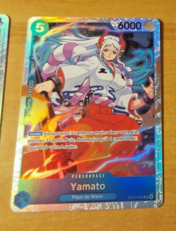 ONE PIECE CARD GAME HOLO CARTE FRANCAISE Yamato OP13-054 SR FR MINT - Image 1