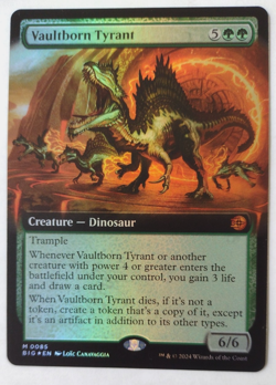 Vaultborn Tyrant (Extended Art) FOIL - Outlaws of Thunder Junction - EN - M 0085 - Image 1