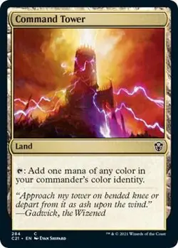 Command Tower 284 Common Commander 2021 Near Mint+ - Image 1