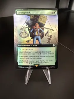 FOIL - MTG Strong Back (Extended Art) - Universes Beyond: Fallout - Image 1