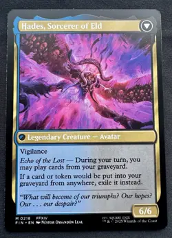 Emet-Selch, Unsundered / Hades, Sorcerer of Eld MTG Final Fantasy Regular M 0218 - Image 2