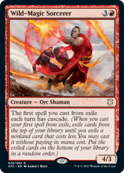 MTG Wild-Magic Sorcerer, NM-Mint, English Commander: AFR - Image 1