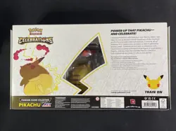 Pokemon Card Celebrations Pikachu Vmax Premium Figure Collection Train On SWSH - Image 2