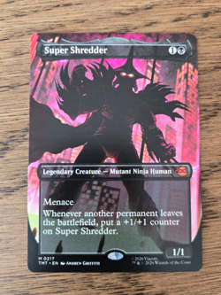 Super Shredder Borderless MTG TMNT NM - Image 1