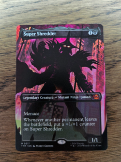 Super Shredder Borderless MTG TMNT NM - Image 2
