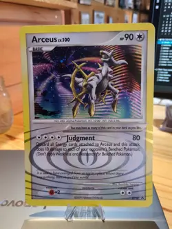 Arceus JUMBO DP50 Black Star Promo Holo Pokemon - Image 1