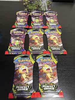 Pokemon Perfect Order Etb + 8 Perfect Order Sleeved Booster Packs New Sealed Lot - Image 5