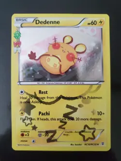Dedenne RC10/RC32 Holo Pokemon TCG Generations Radiant Collection Card Near Mint - Image 1