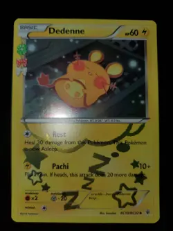 Dedenne RC10/RC32 Holo Pokemon TCG Generations Radiant Collection Card Near Mint - Image 2