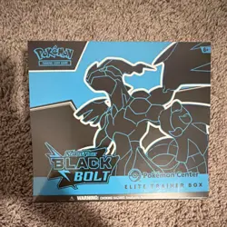 Pokemon TCG Scarlet & Violet Black Bolt Elite Trainer Box Zekrom - Image 1