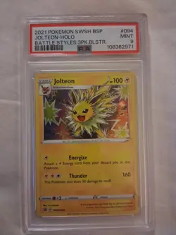 Pokemon TCG - Jolteon SWSH094 Promo Holo SWSH: Sword & Shield PSA 9 - Image 1