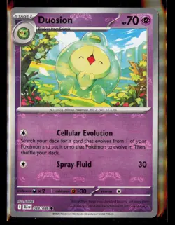 2025 Pokemon Black Bolt Duosion Reverse Holo Master Ball Common #038/086 - Image 1