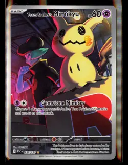 Pokemon TCG Team Rockets Mimikyu 238/217 Illustration Rare Ascended Heroes Mint - Image 1