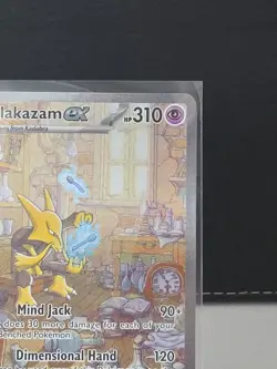 Pokemon TCG MEW EN 201/165 SIR Alakazam ex - Image 3