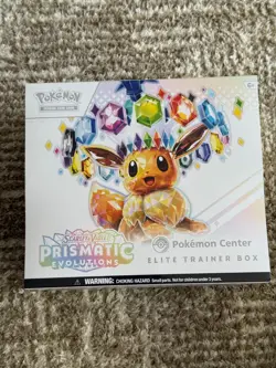 Prismatic Evolutions Pokemon Center Elite Trainer Box ETB Sealed - Image 1