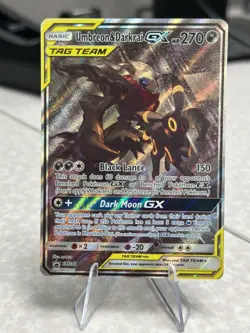 Umbreon & Darkrai GX SM241 Pokemon Black Star Promo Alternate Full Art Holo - Image 1
