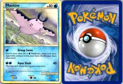 MANTINE 45/123 UNCOMMON HEARTGOLD & SOULSILVER POKEMON NM/M - Image 3