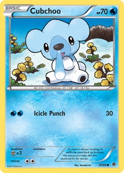 CUBCHOO 29/98 COMMON EMERGING POWERS POKEMON NM/M - Image 4