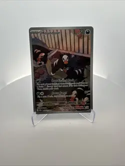 Pokemon SV03: Obsidian Flames #204/197 Houndour Holo - Image 1
