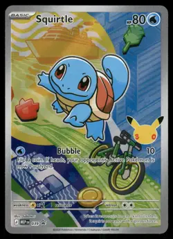 2025 Squirtle - 039 Promo Holo NM ME: Mega Evolution Promo Pokemon - Image 1