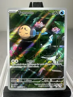 Pokemon TCG Tympole 103/086 SV: Black Bolt Illustration Rare NM Full Art - Image 1