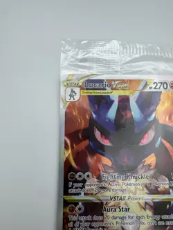 SEALED Lucario VSTAR - SWSH291 Pokemon Sword & Shield Crown Zenith ETB Promo - Image 2