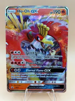 Ho-Oh GX - SM57 Holo Promo Sun & Moon Promo Pokemon Near Mint - Image 1