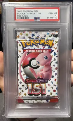PSA 10 Pokemon 151 Booster Pack English Mew Art - Image 1