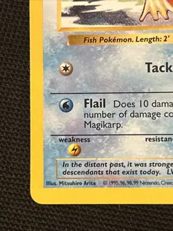 Pokemon Magikarp 36/102 Base Set (Shadowless) *Near Mint* - Image 2